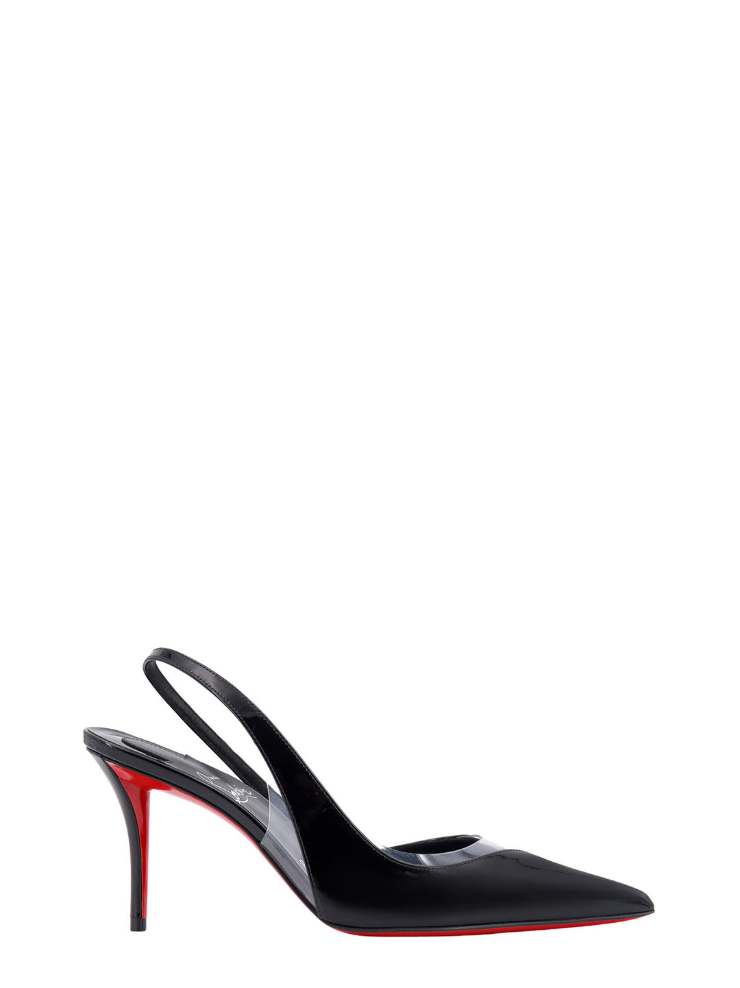 Patent leather slingback