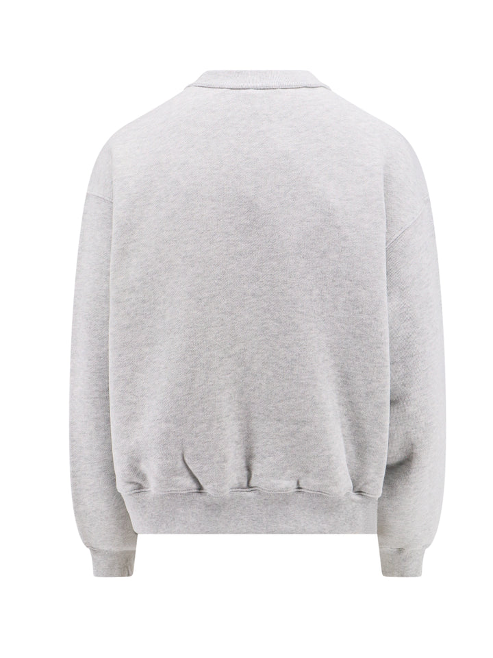 Cotton sweatshirt with Wang print