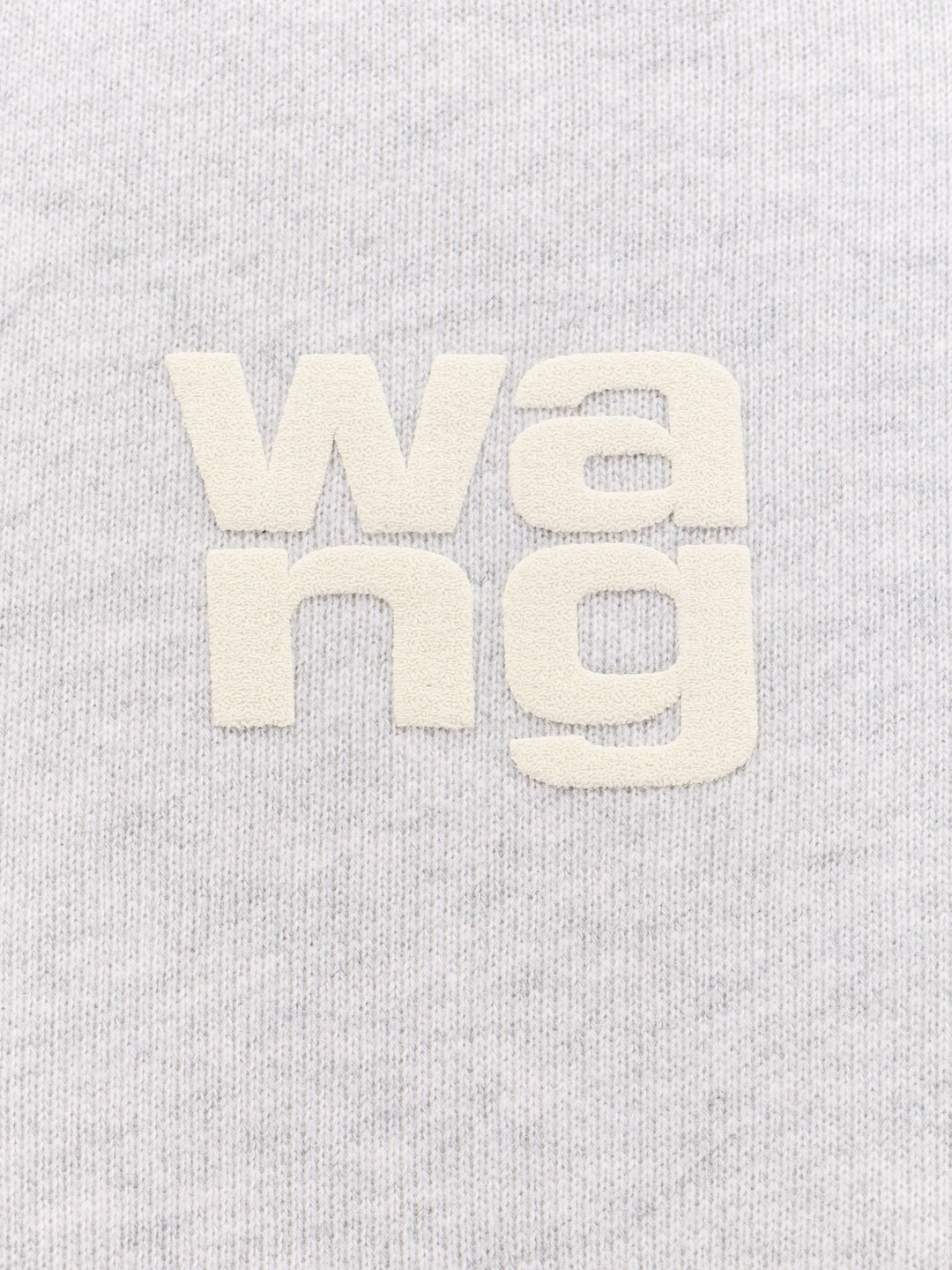 Cotton sweatshirt with Wang print