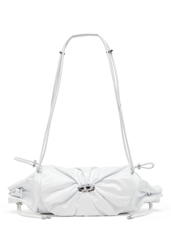 Scrunch leather shoulder bag