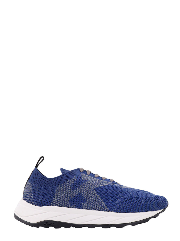 Perforated fabric sneakers