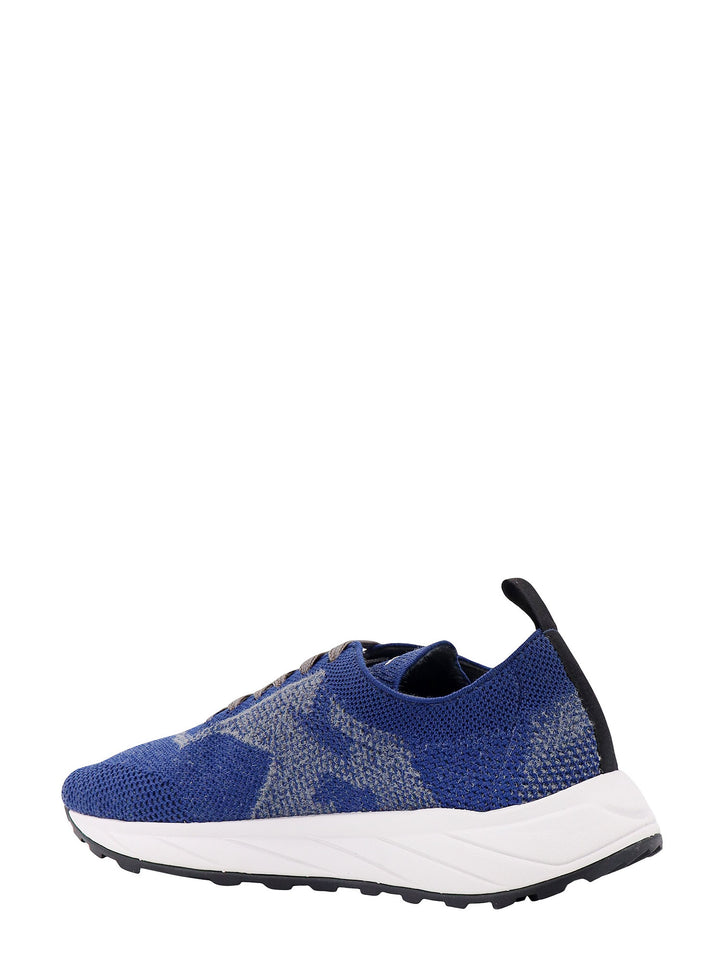 Perforated fabric sneakers