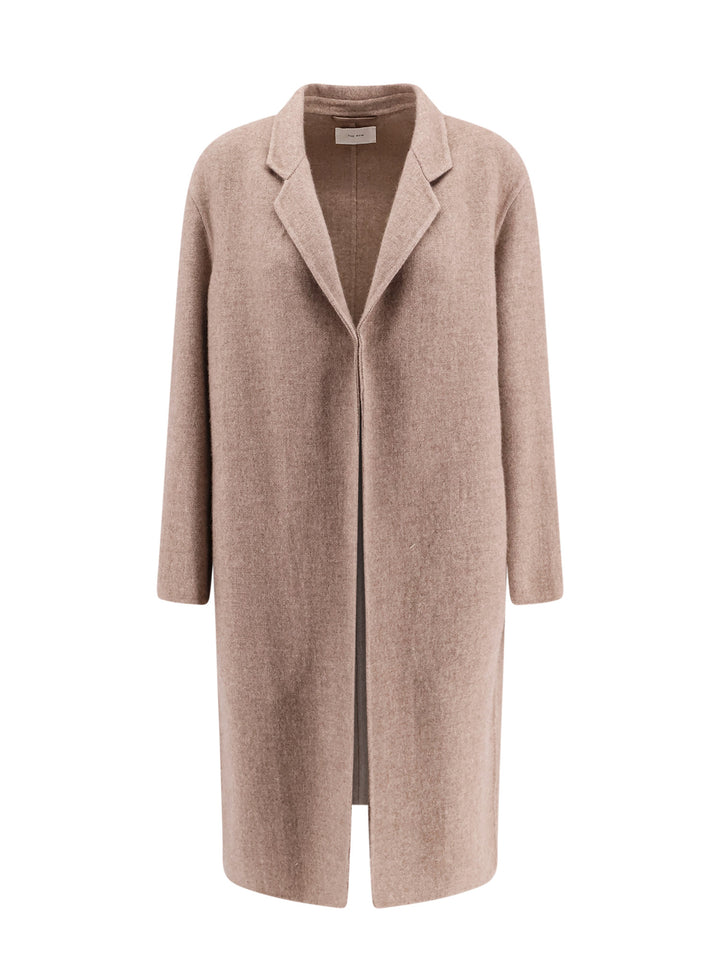 Unlined cashmere and silk coat