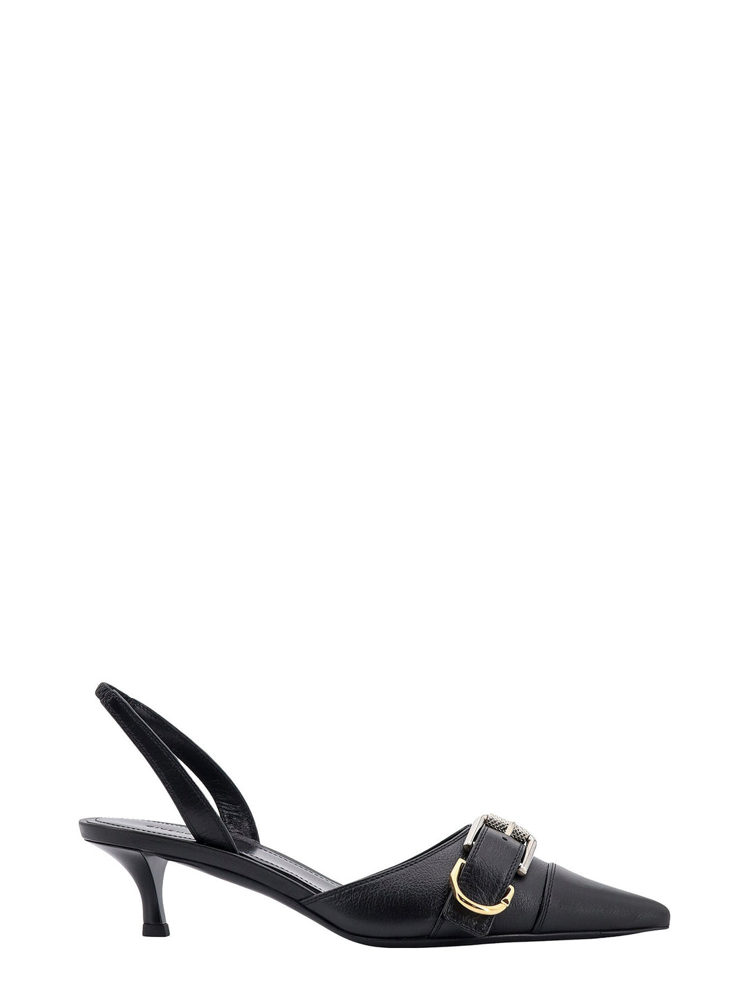 Leather slingback