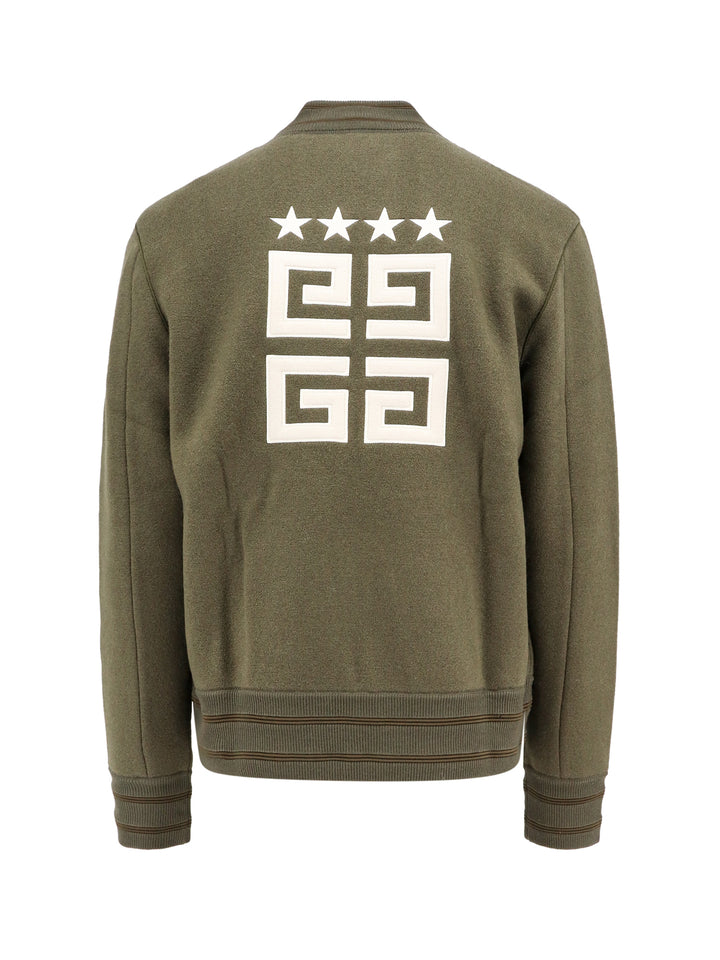 Wool sweatshirt with back 4G logo