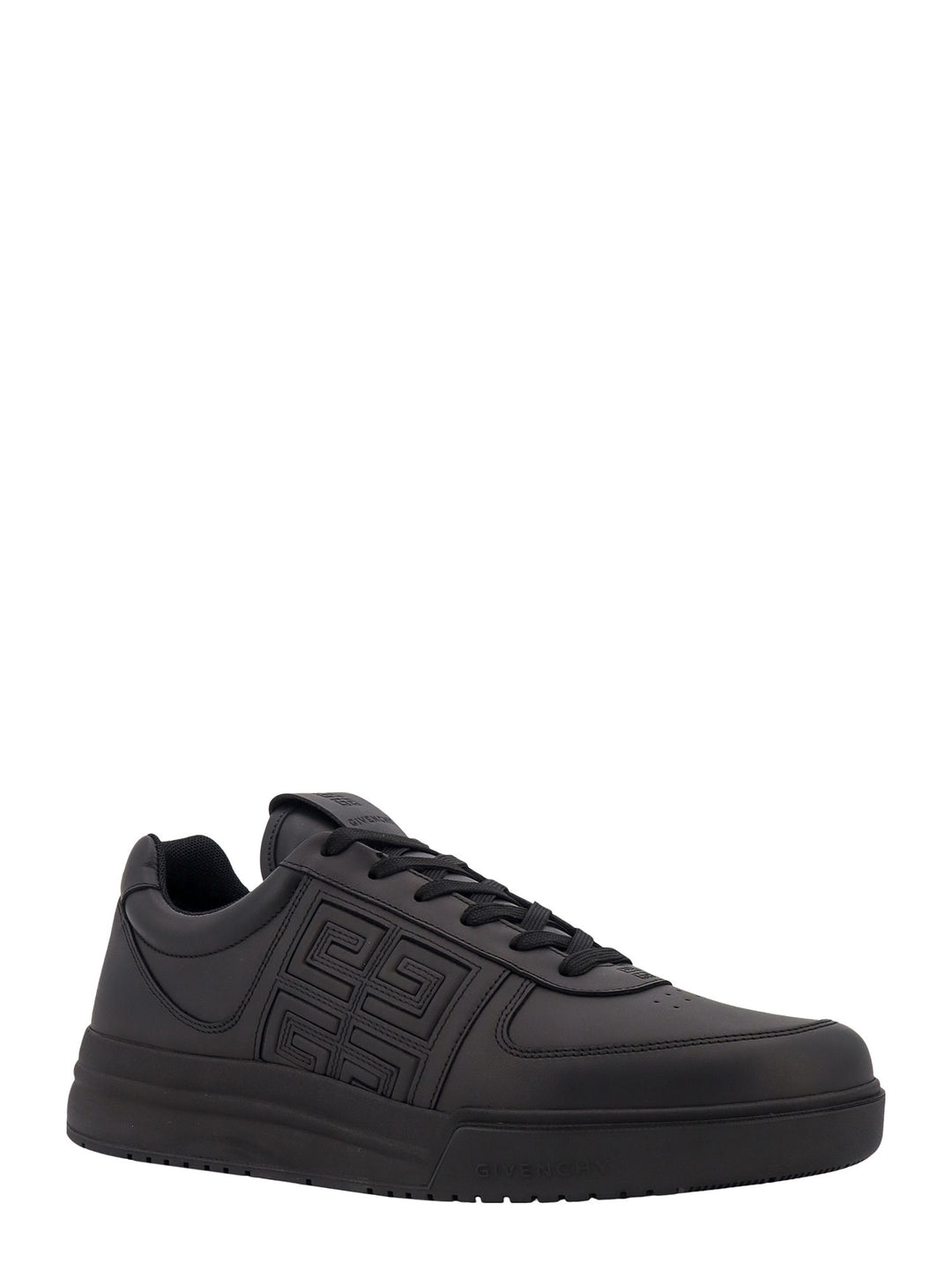 Leather sneakers with contrasting 4G logo