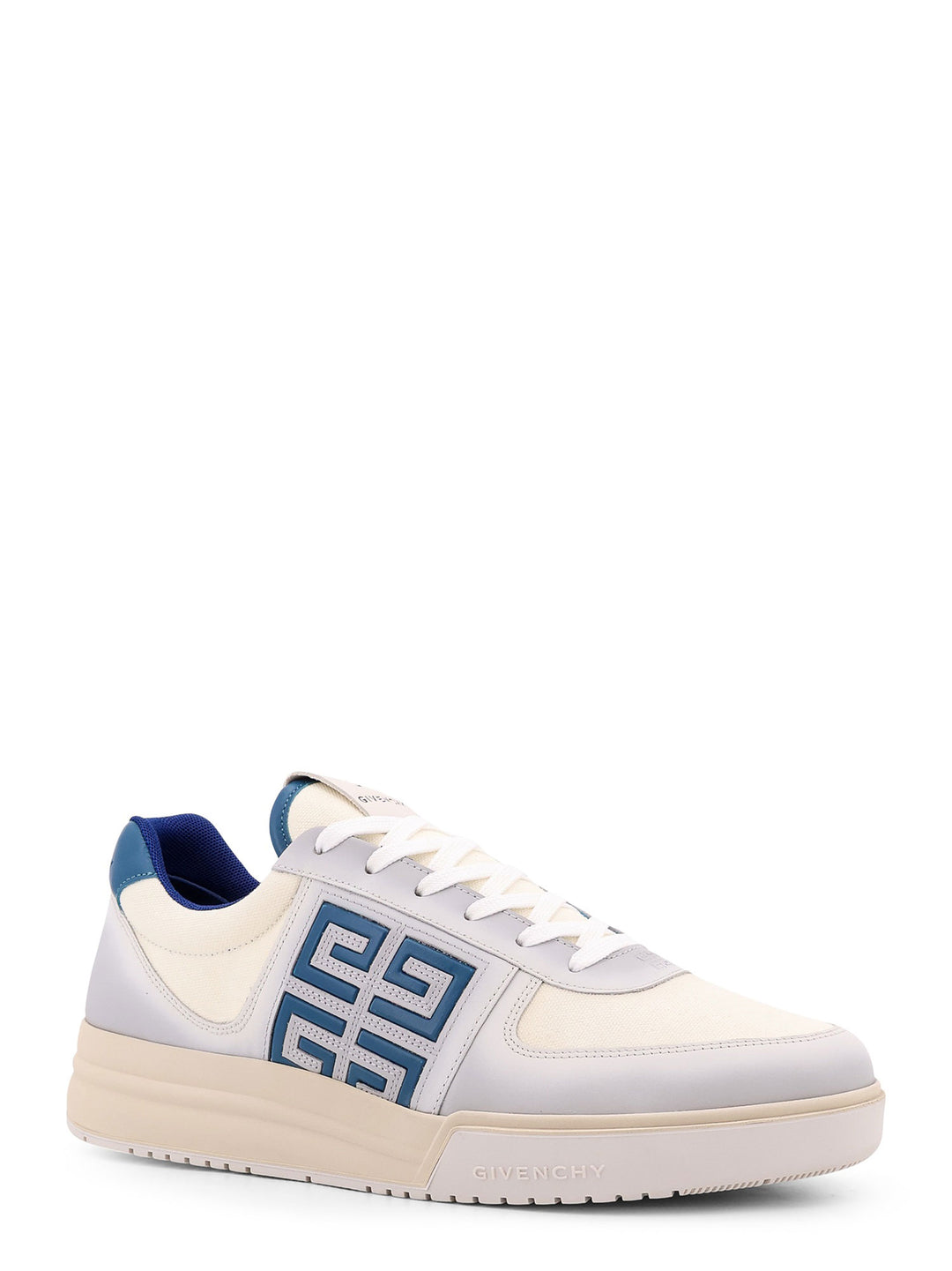 G4 Low-Top canvas and leather sneakers with iconic detail