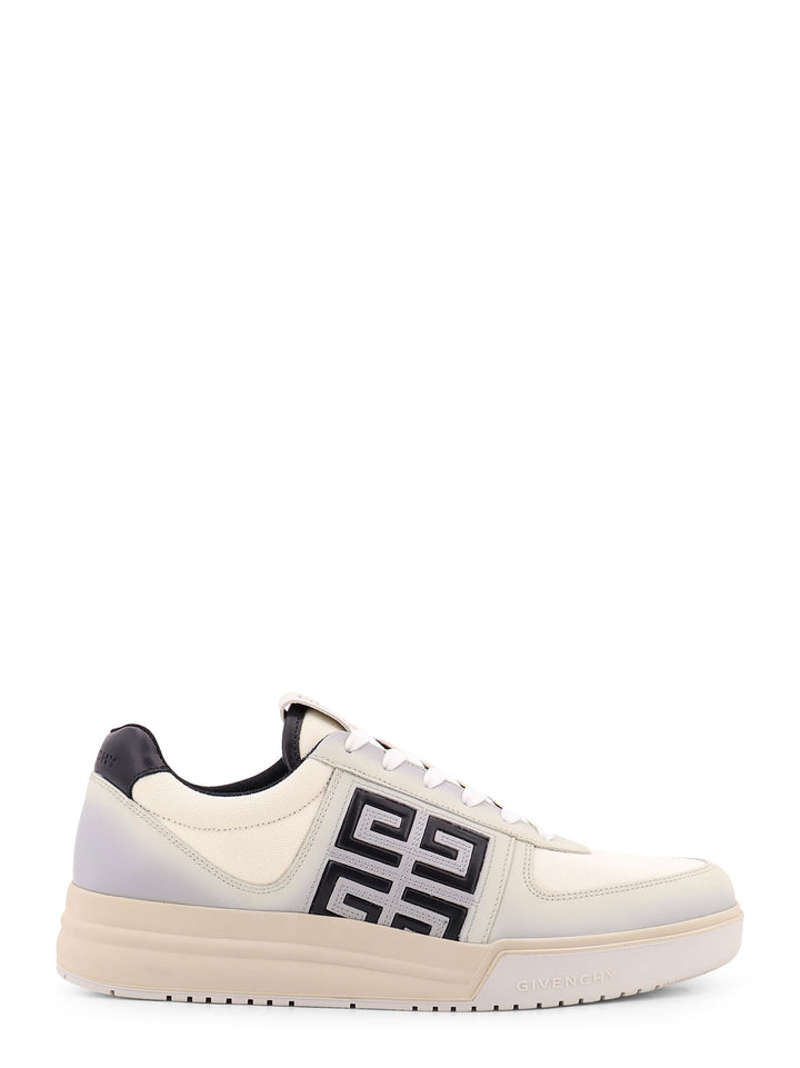 G4 Low-Top canvas and leather sneakers with iconic detail