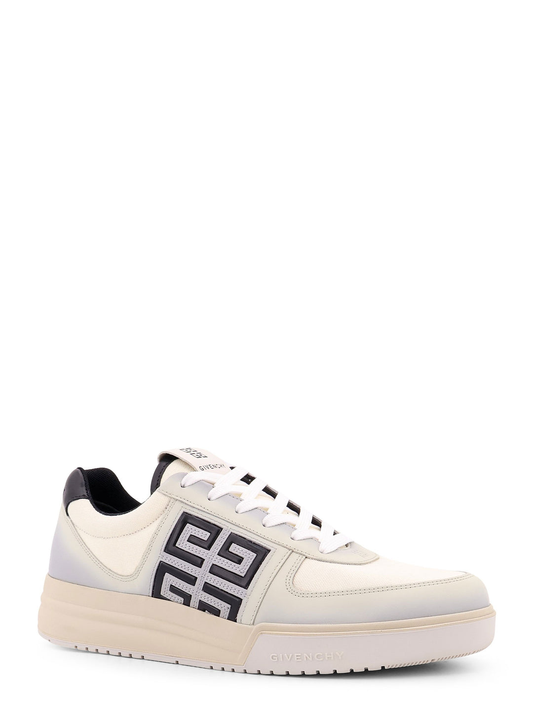 G4 Low-Top canvas and leather sneakers with iconic detail