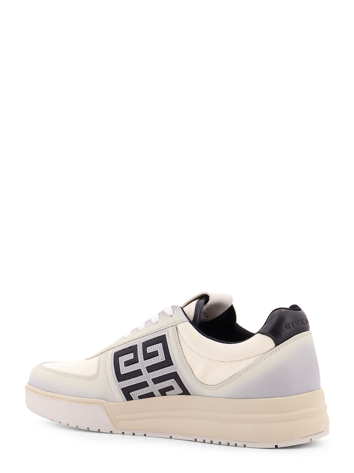 G4 Low-Top canvas and leather sneakers with iconic detail