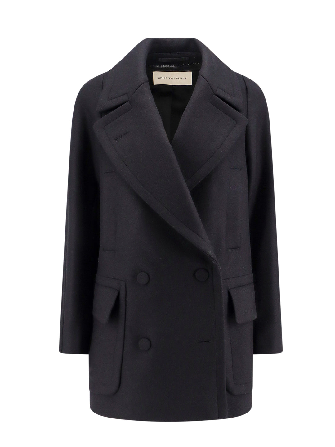 Wool blend coat