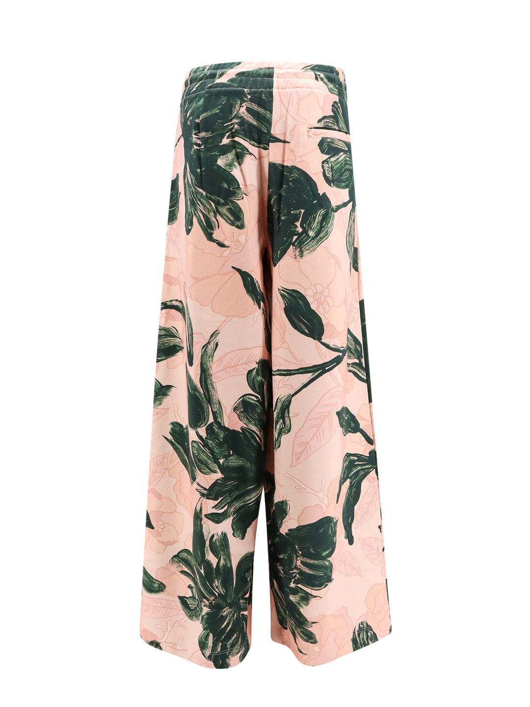 Cotton trouser with floral print