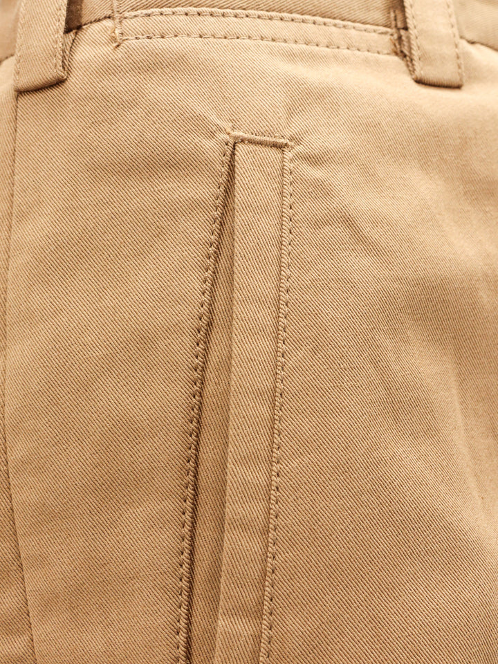 Cotton and linen trouser