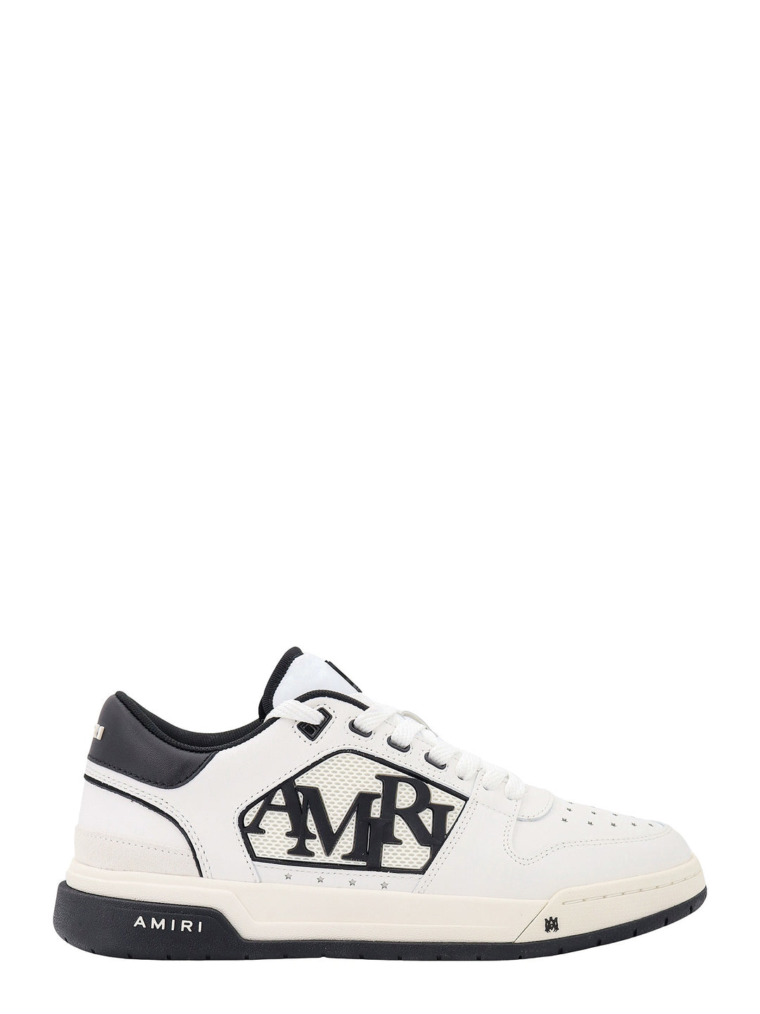 Leather sneakers with lateral logo