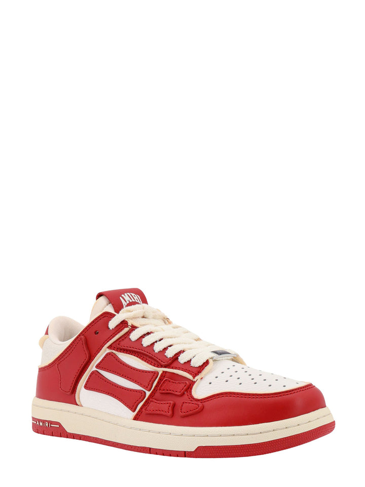 Leather sneakers with iconic Bones