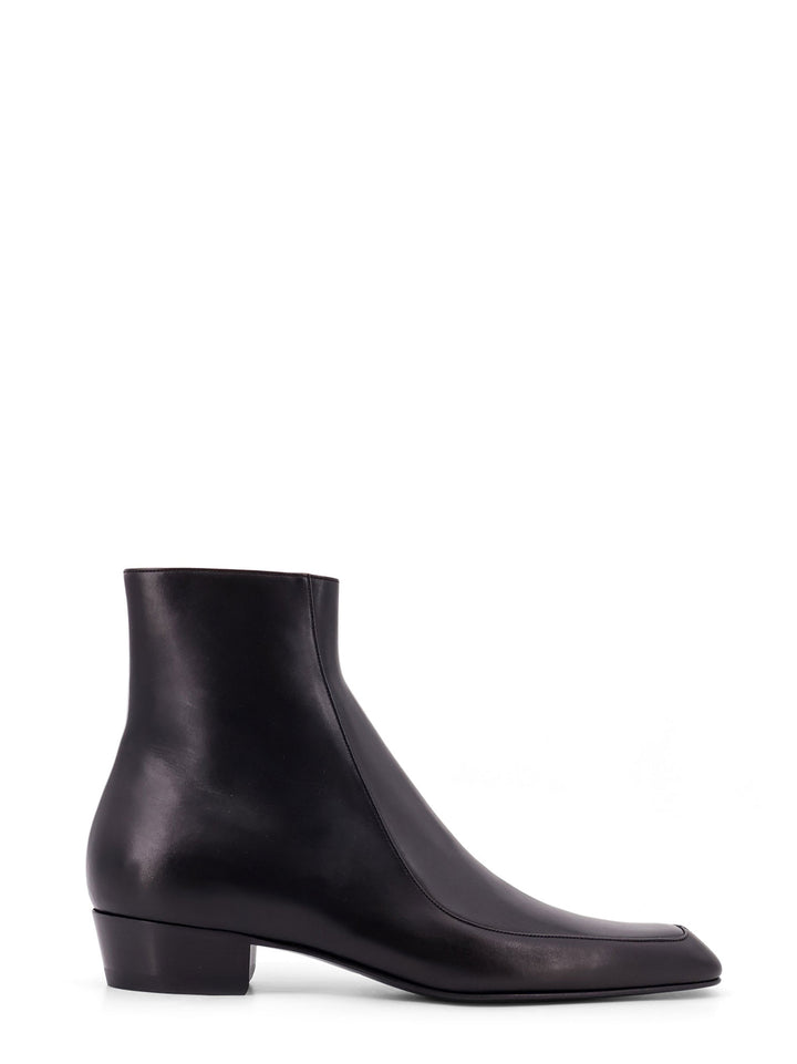 Leather ankle boots