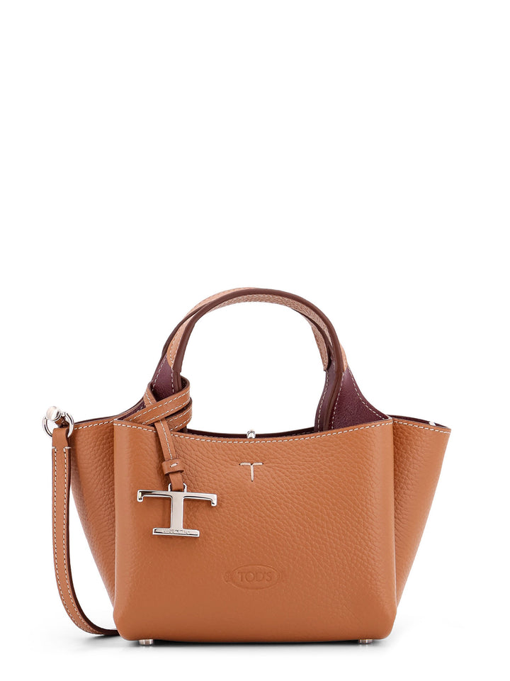 Tod's Micro Bag with logo engraving and double leather handle