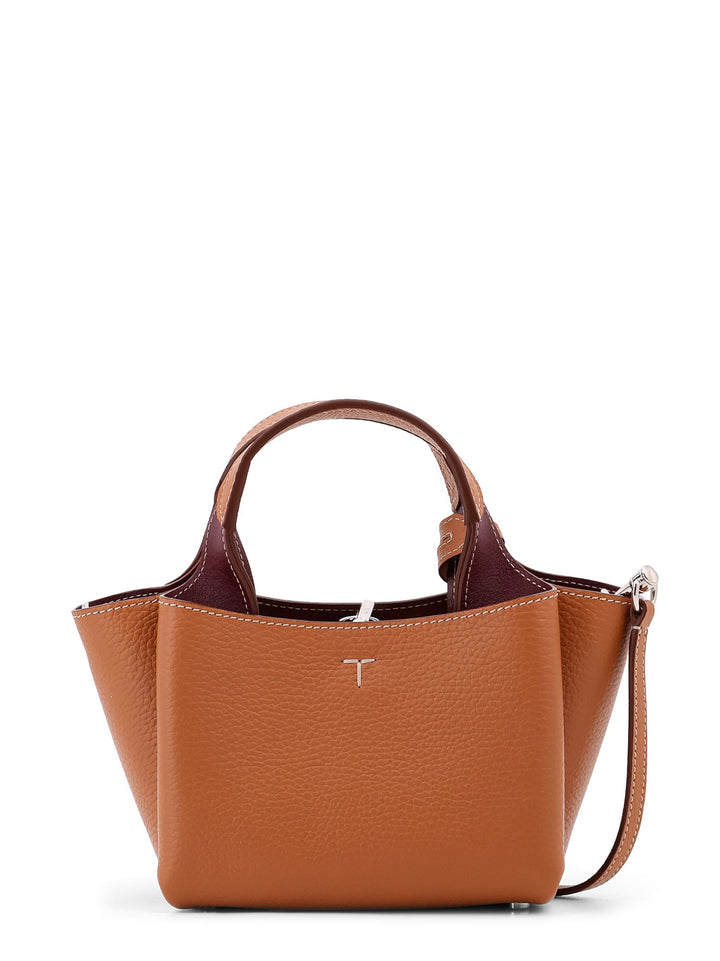 Tod's Micro Bag with logo engraving and double leather handle