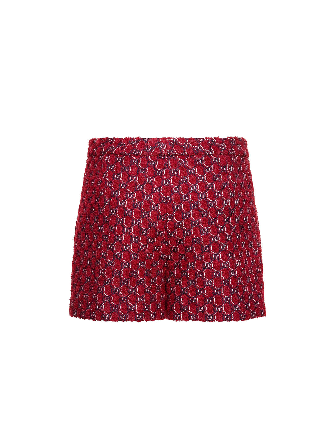 GG fabric shorts with bouclé effect