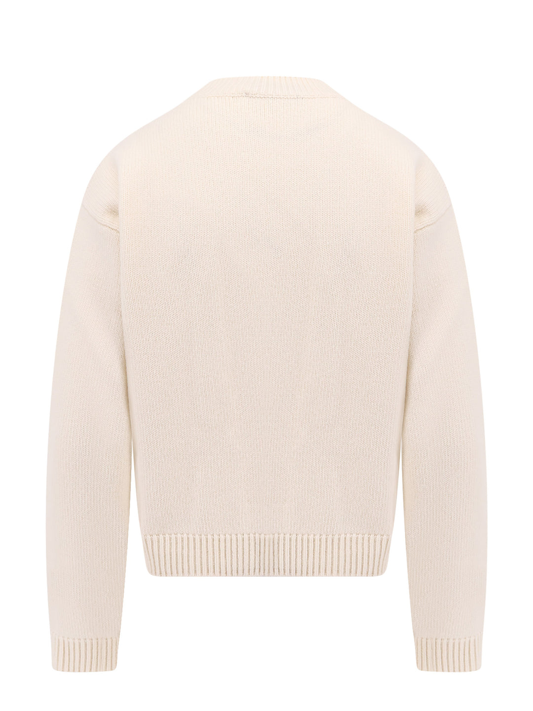 Wool sweater with GUCCI embroidery on the front