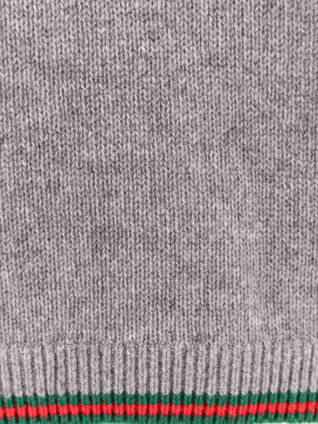 Cashmere sweater with Web Band