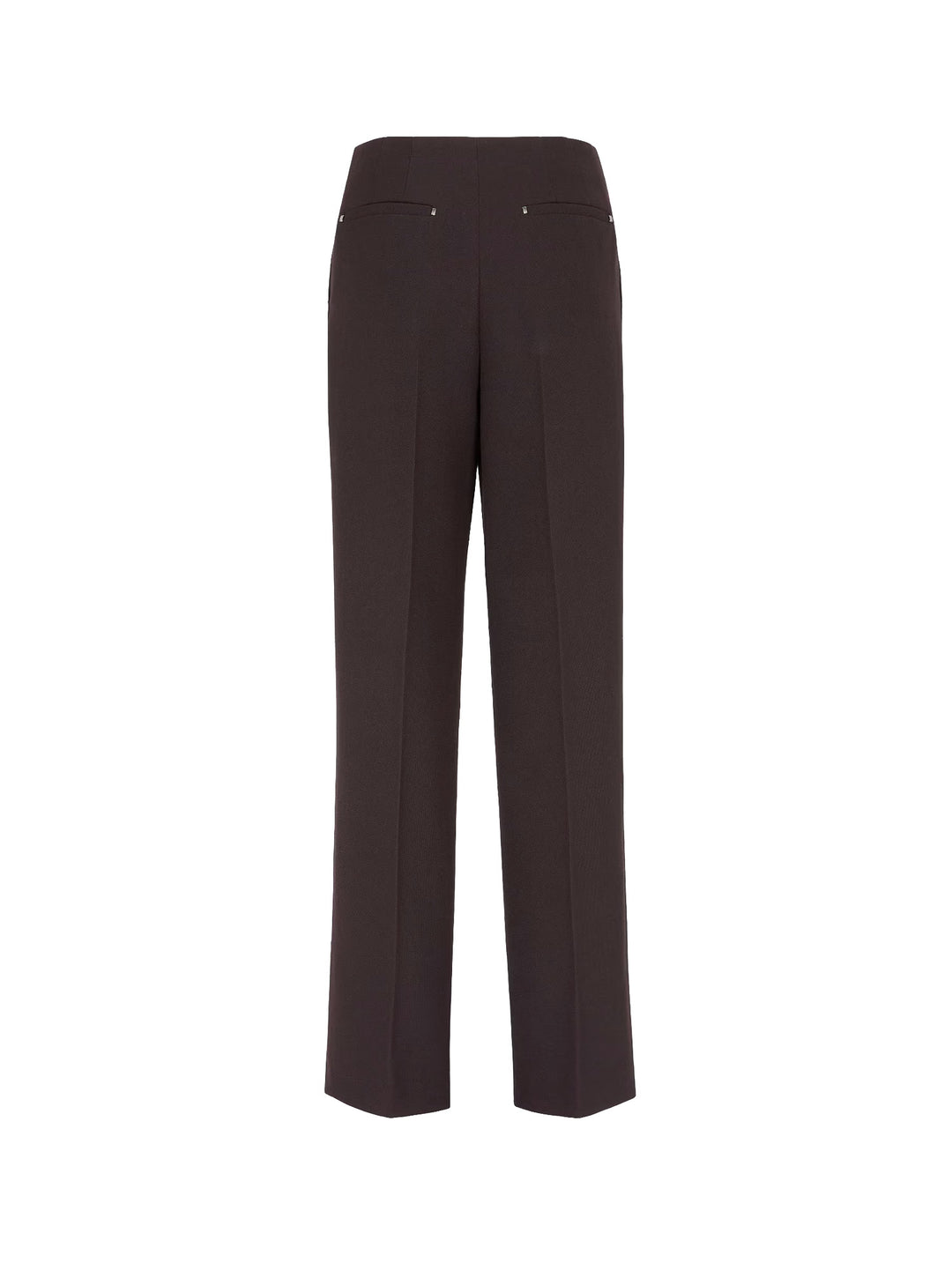 Virgin wool trouser with metal FF details