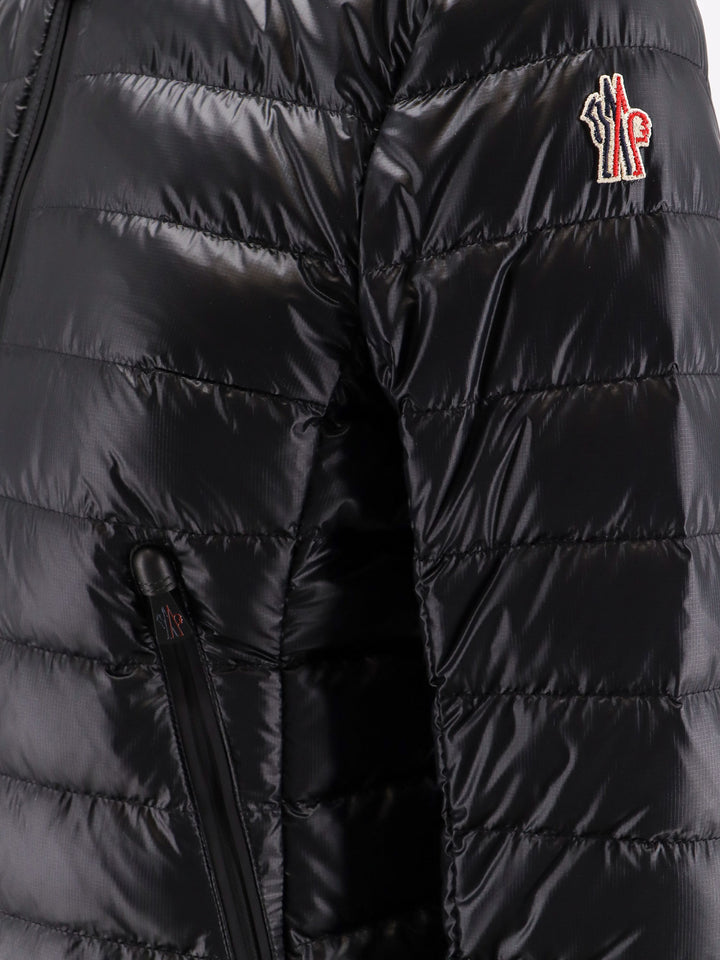 Padded and quilted nylon jacket