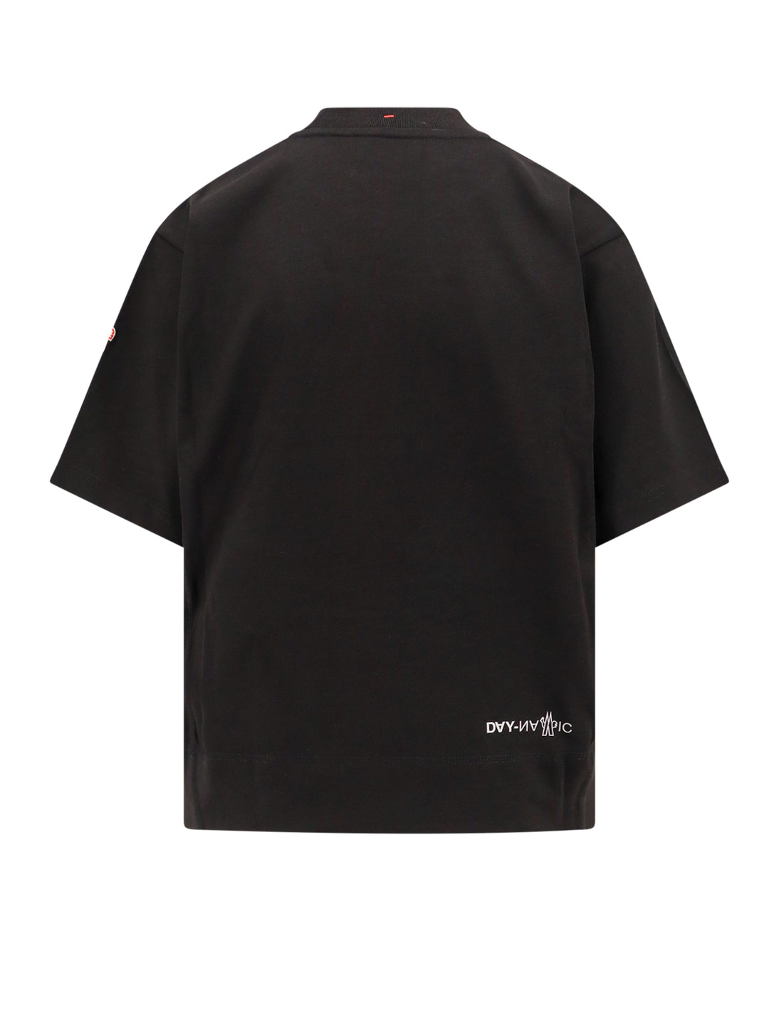 Cotton t-shirt with frontal logo patch