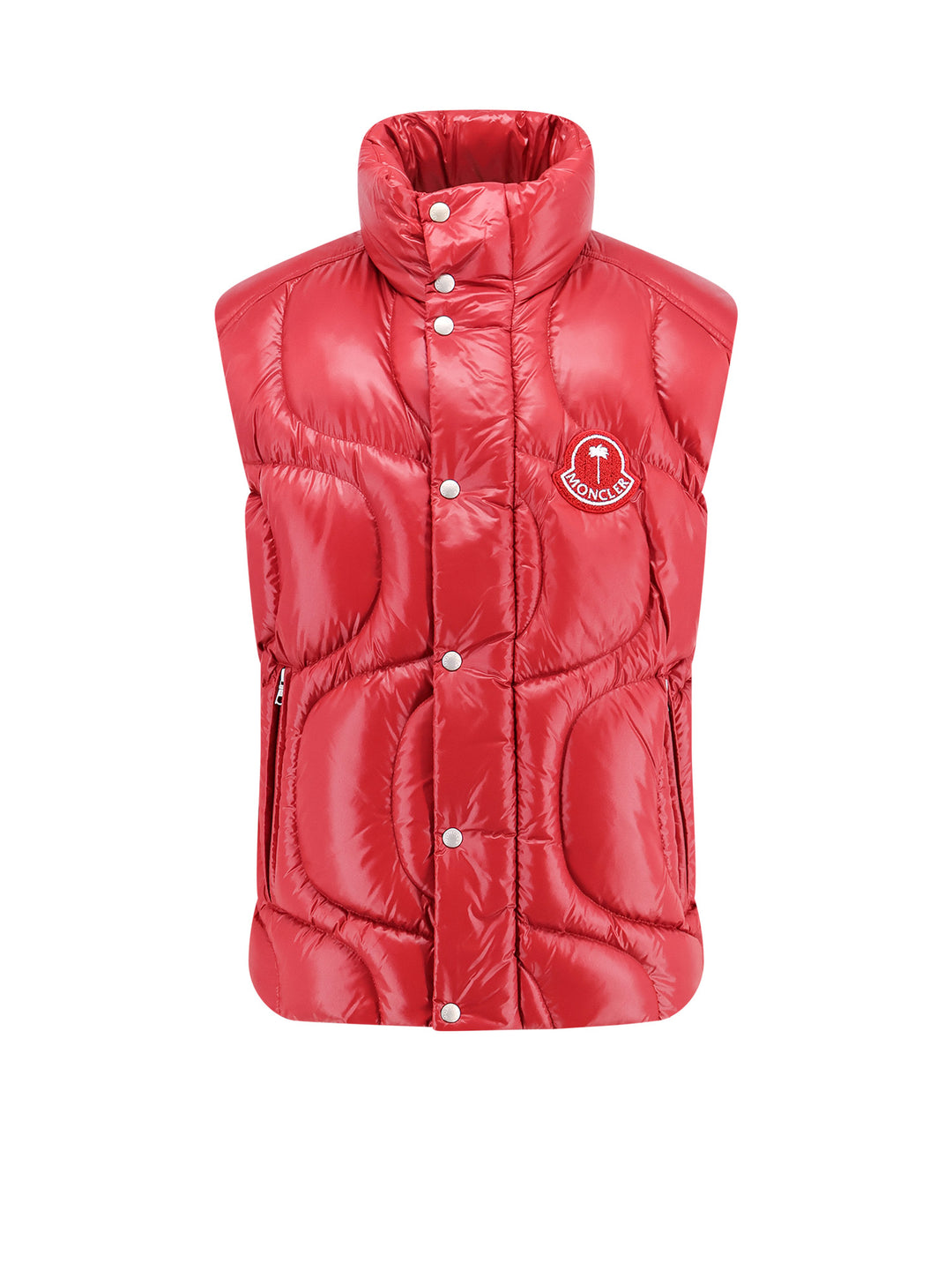 8 Moncler Palm Angels padded and quilted nylon jacket