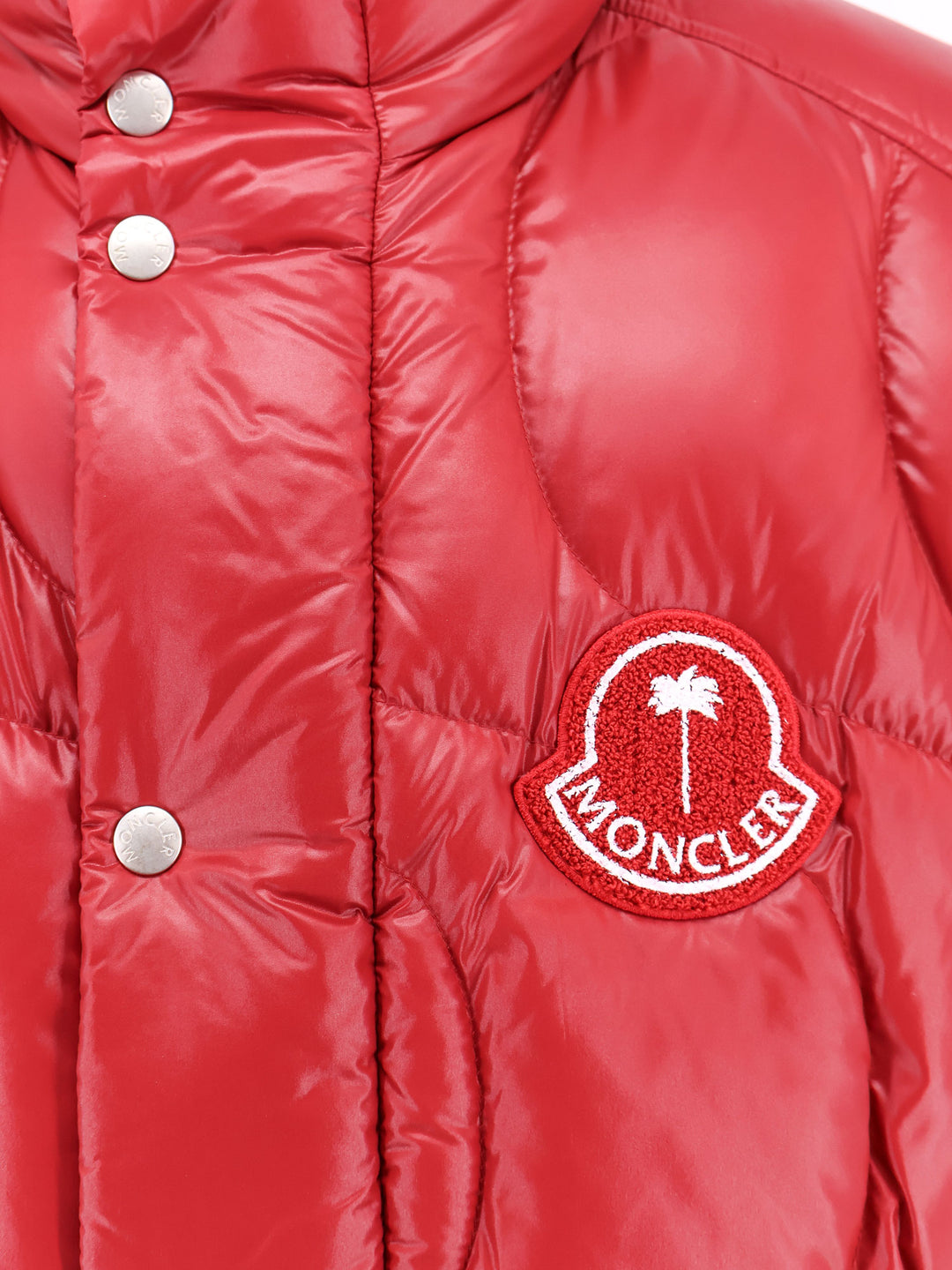 8 Moncler Palm Angels padded and quilted nylon jacket