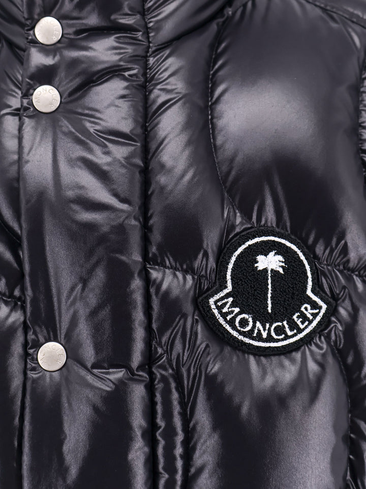 8 Moncler Palm Angels padded and quilted nylon jacket