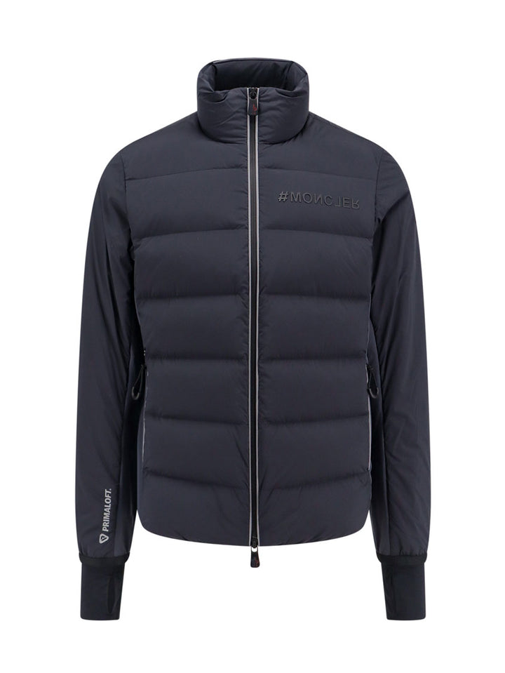 Padded and quilted nylon jacket