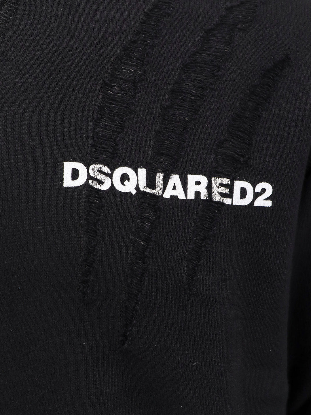 Cotton sweatshirt with DSquared print