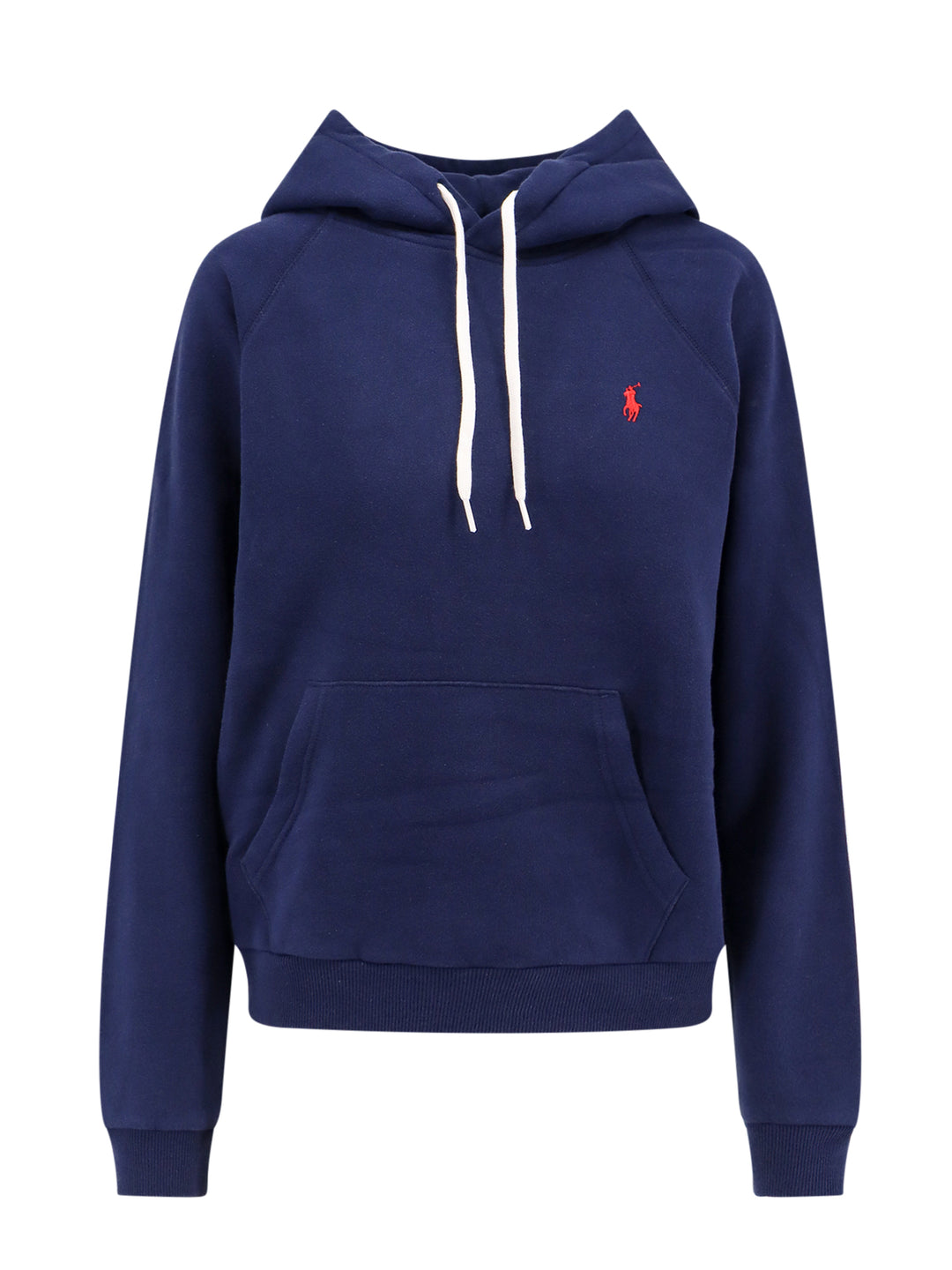 Cotton sweatshirt with embroidered logo