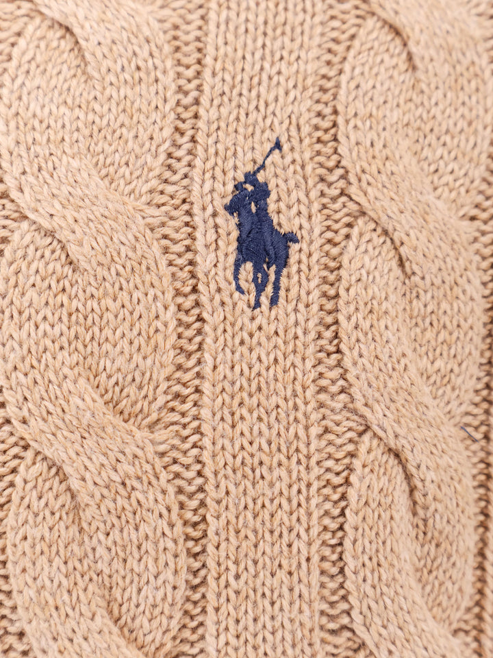 Cotton sweater with iconic logo