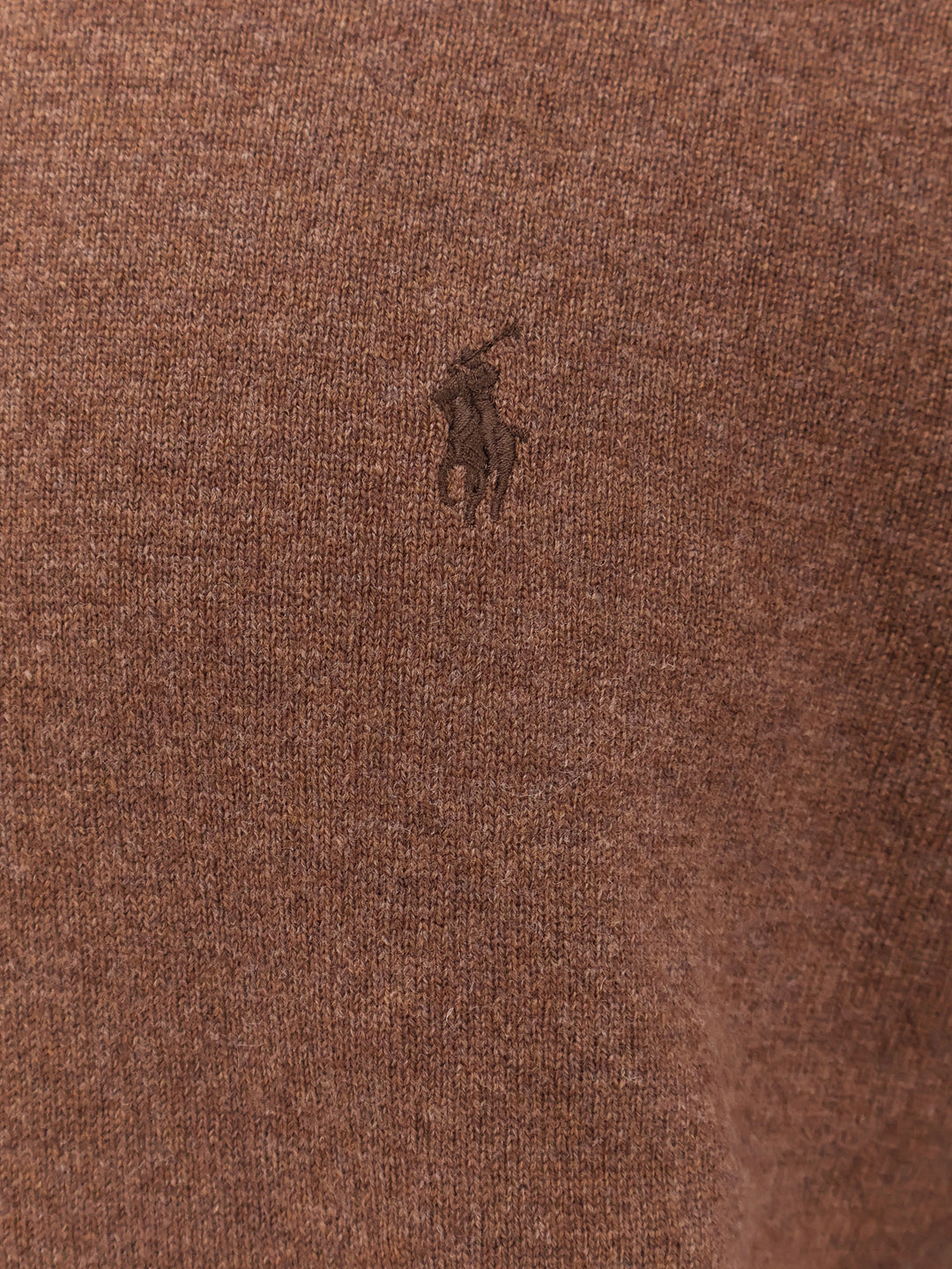 Regular Fit responsible wool sweater with embroidered logo