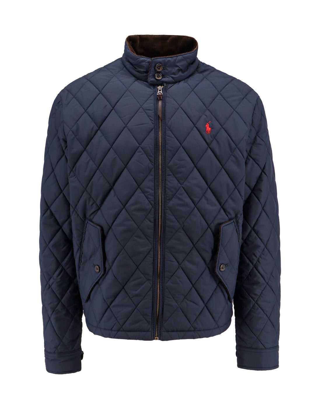 Padded and quilted recycled nylon jacket