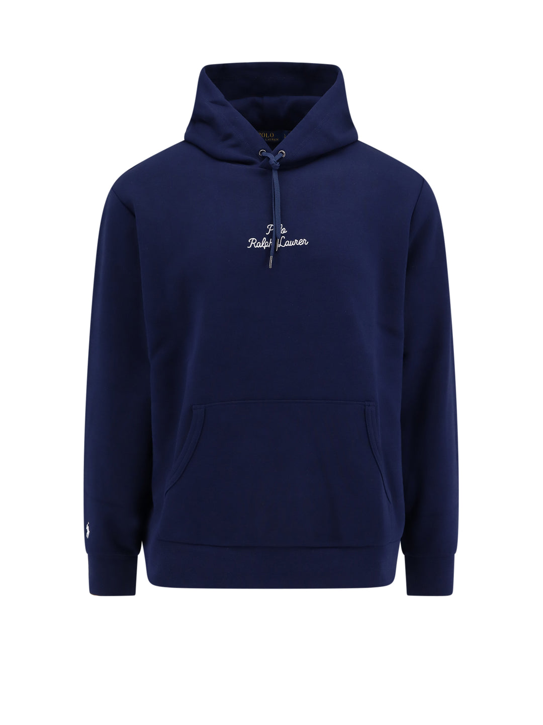 Cotton sweatshirt with embroidered logo