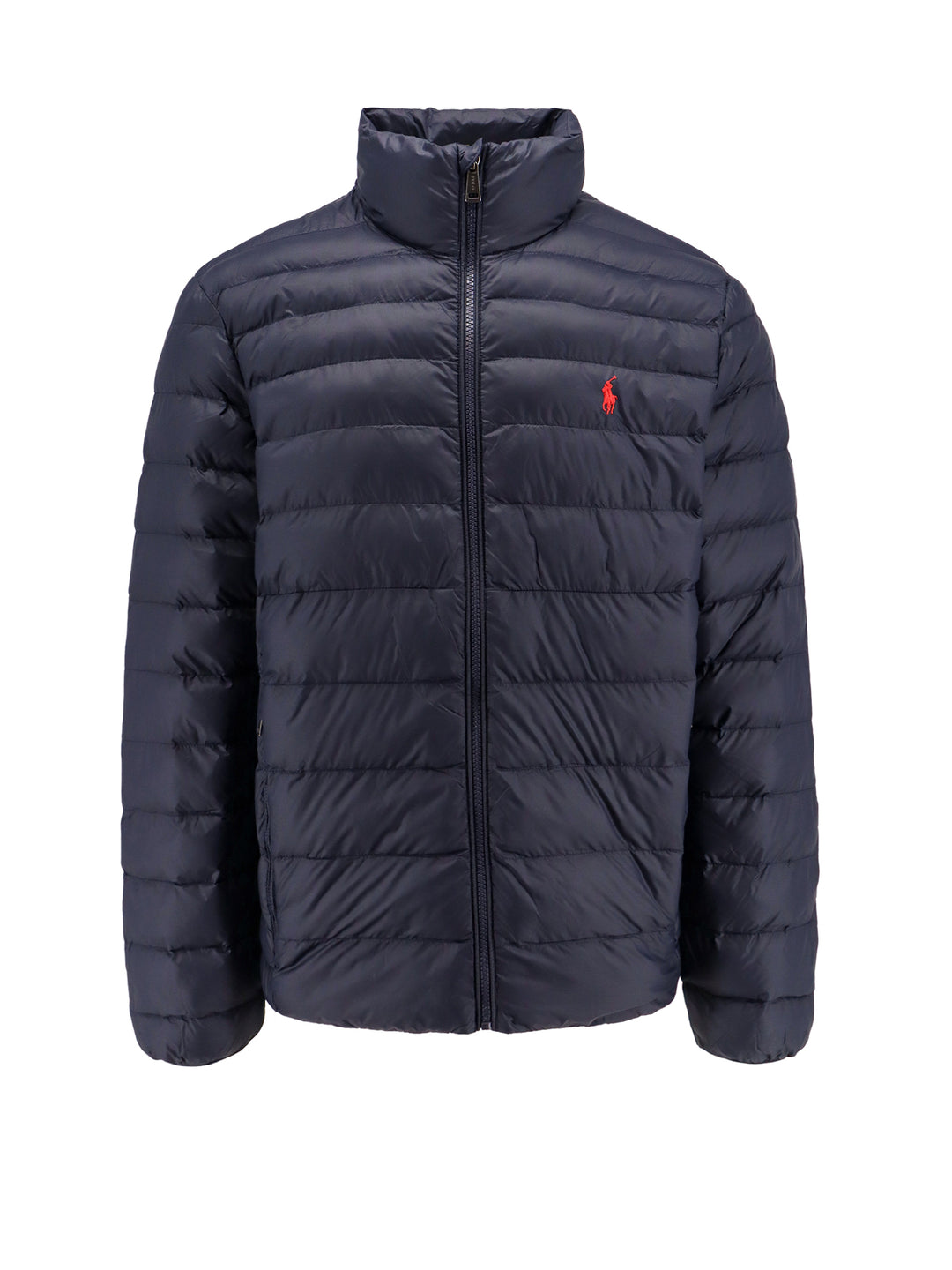 Padded and quilted recycled nylon jacket