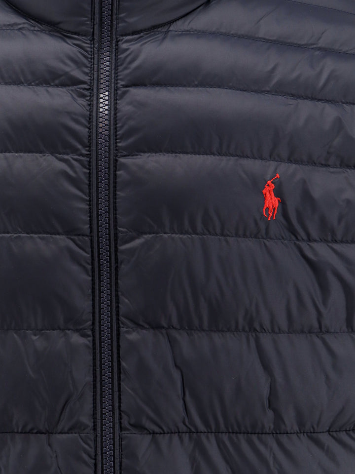 Padded and quilted recycled nylon jacket