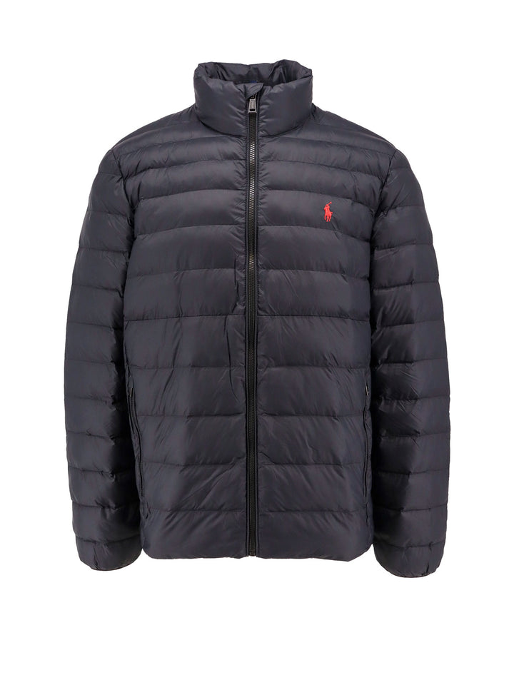 Padded and quilted recycled nylon jacket