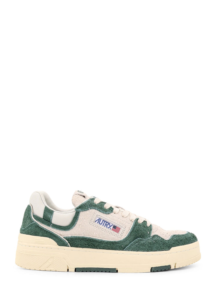 Low-Top bicolor suede sneakers