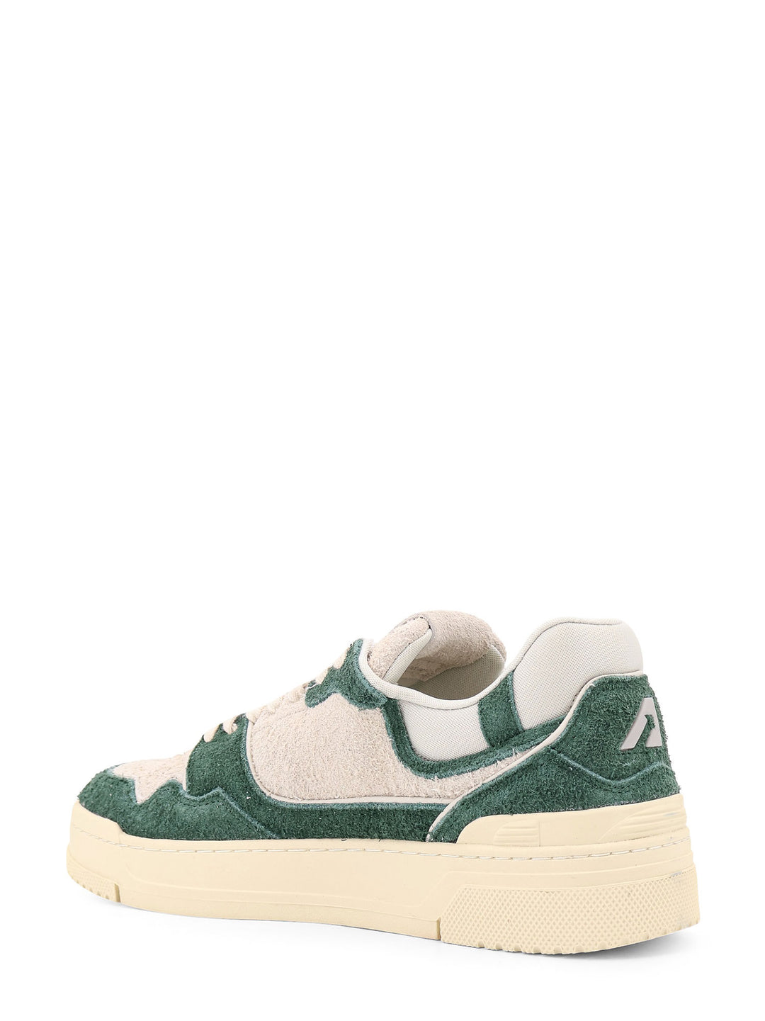 Low-Top bicolor suede sneakers