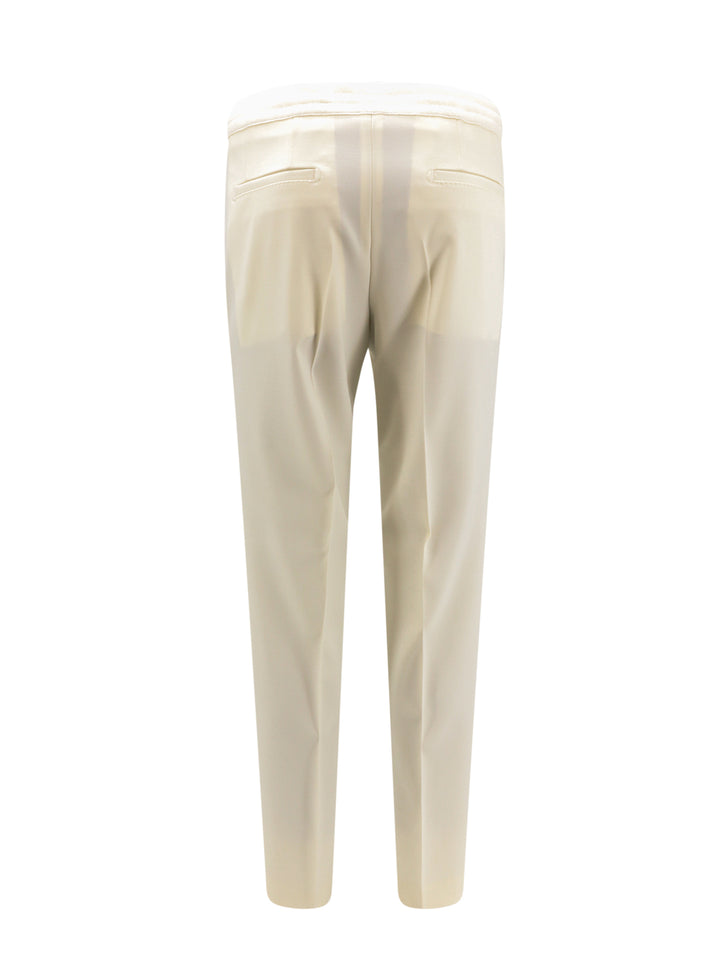 Stretch virgin wool trouser