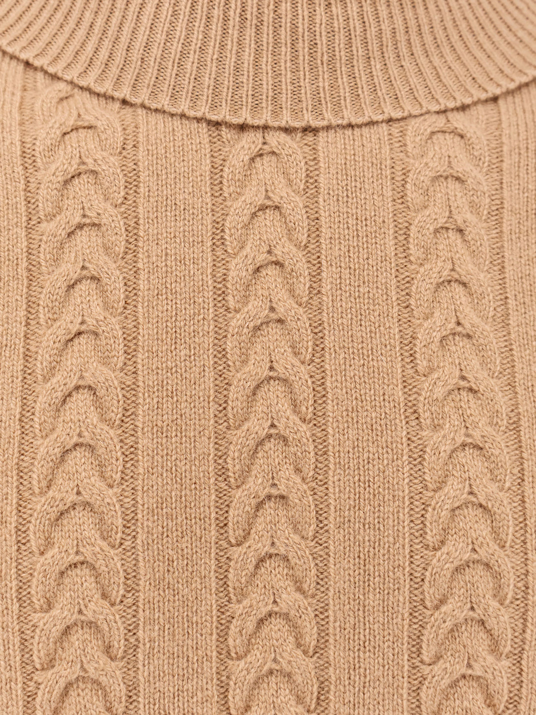 Braided wool and cashmere sweater