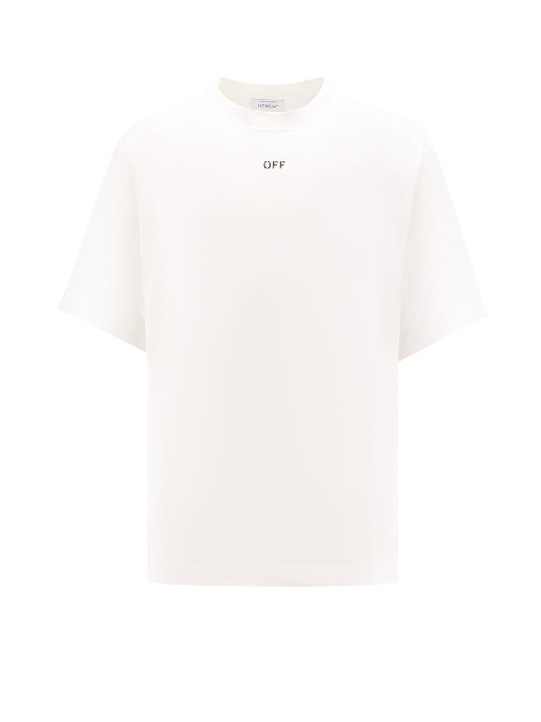 Cotton t-shirt with frontal 'OFF' print