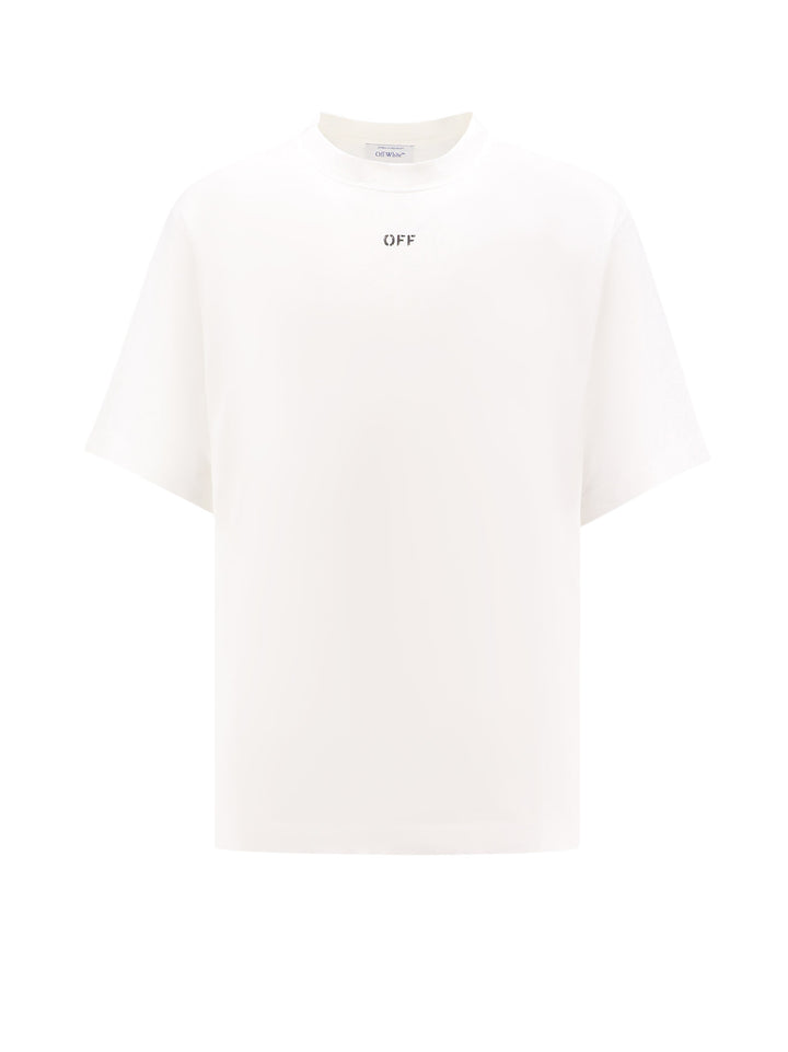 Cotton t-shirt with frontal 'OFF' print