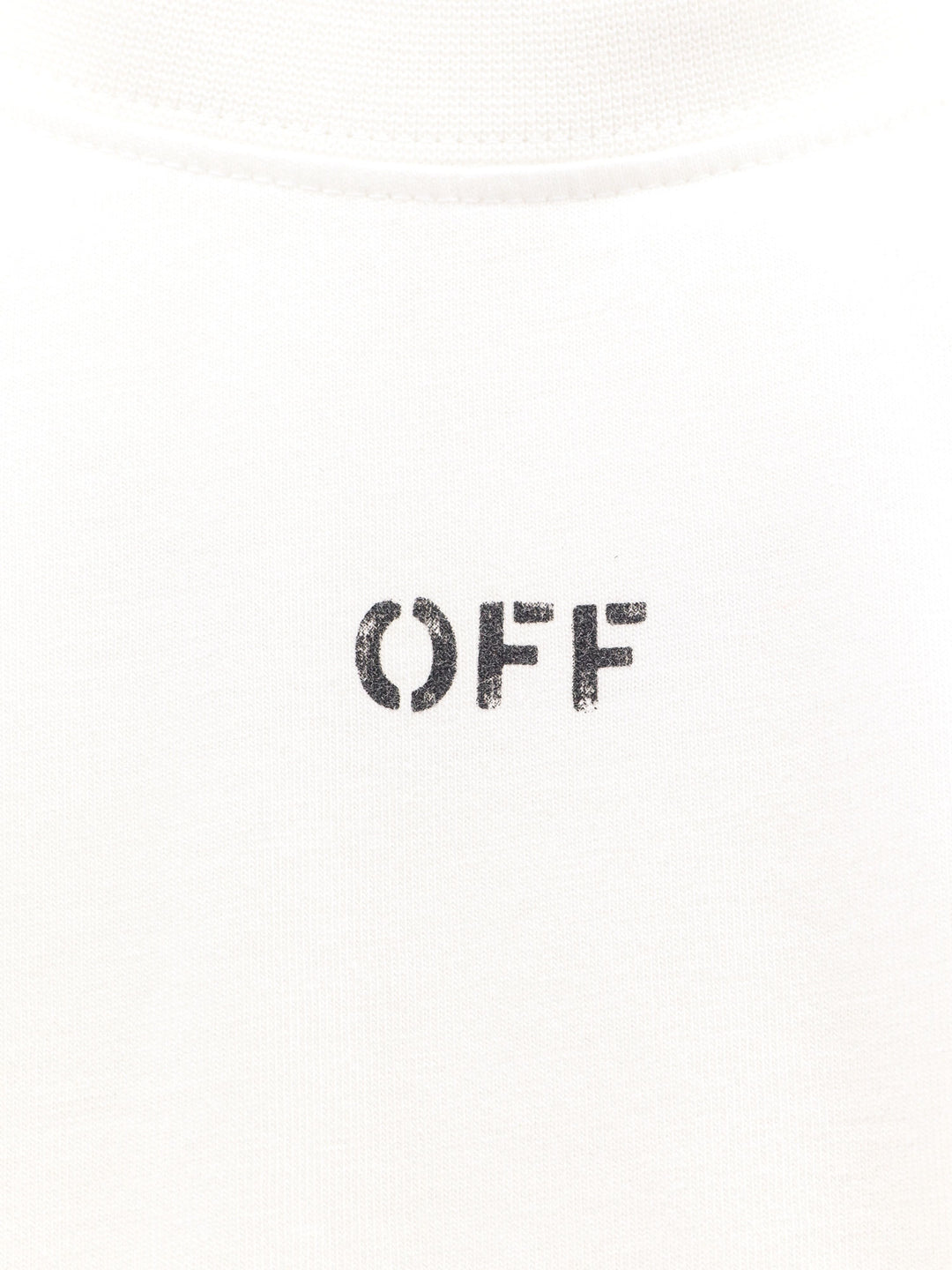 Cotton t-shirt with frontal 'OFF' print