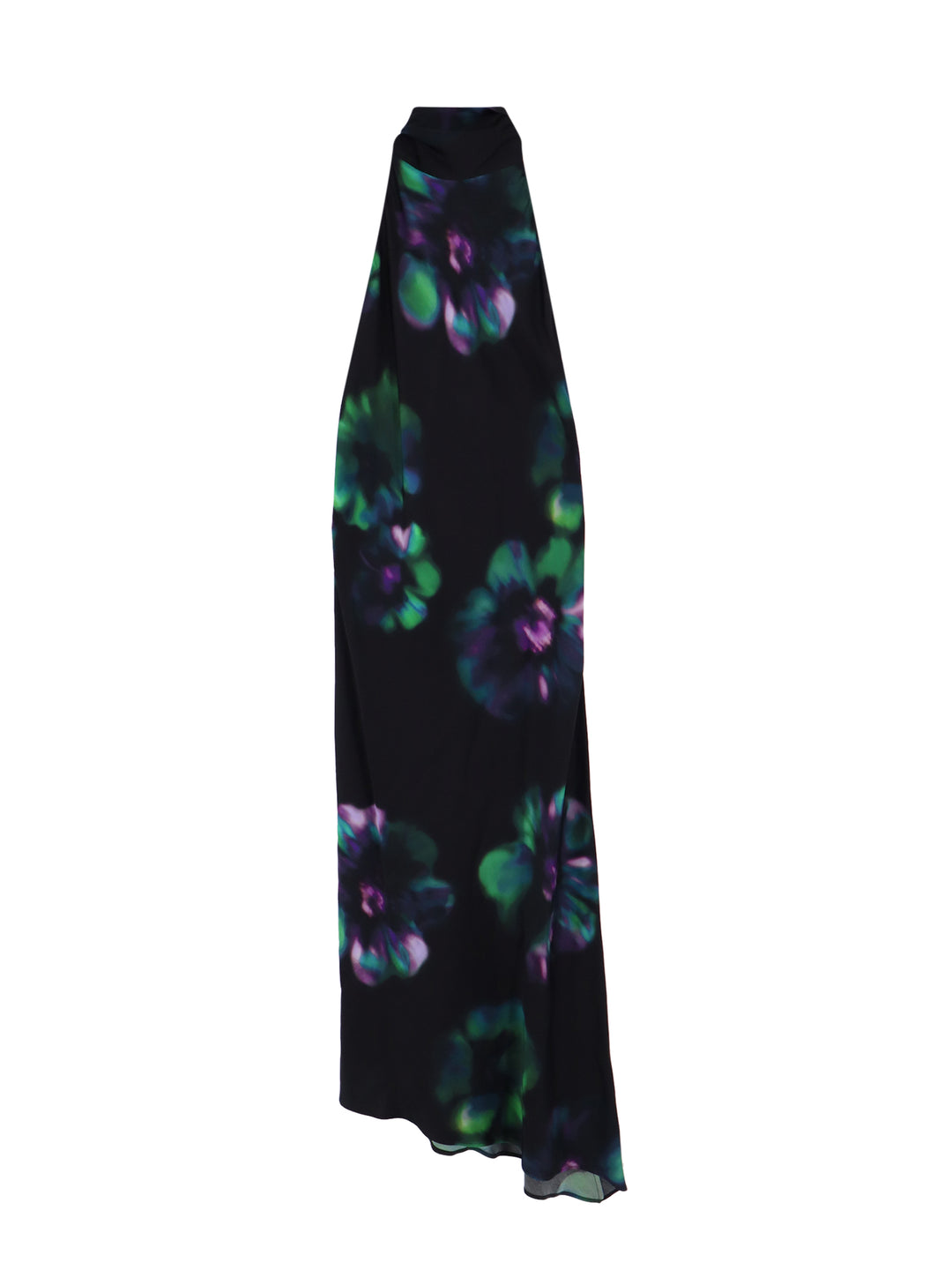 Viscose dress with mulitcolor floral print