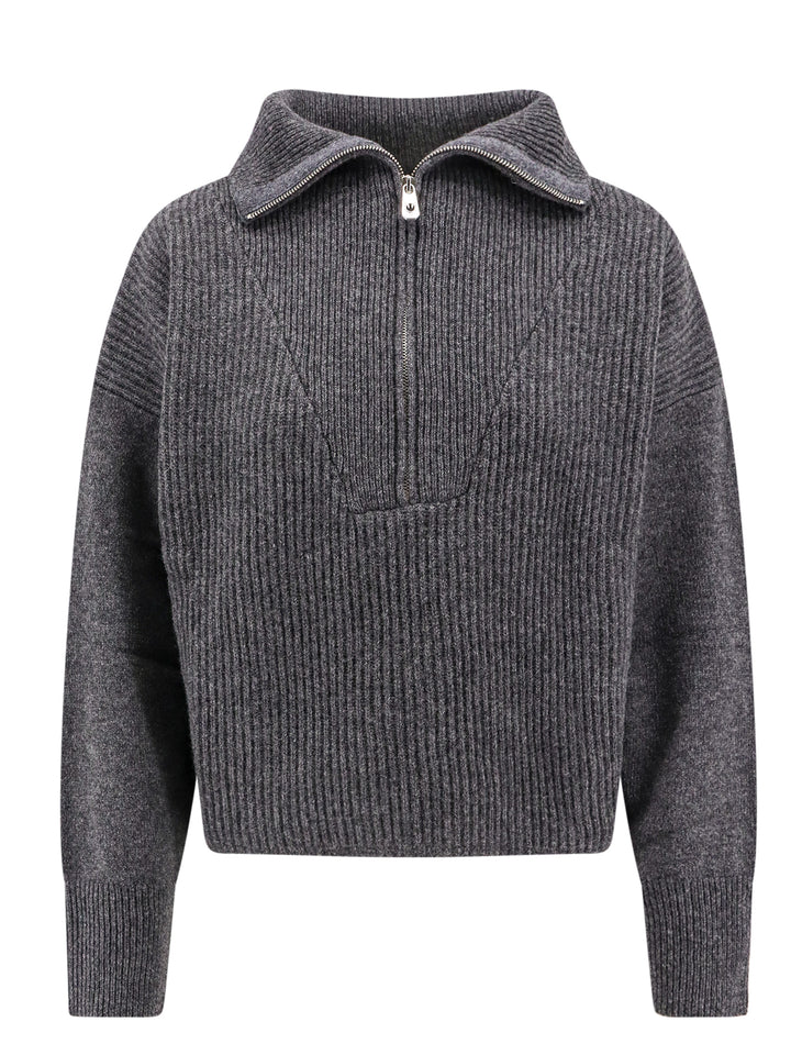 Ribbed wool and cashmere sweater